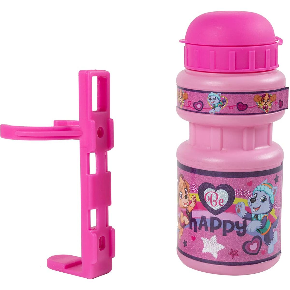 The Paw Patrol Kinderfles Voor Fiets The Paw Patrol Cz10554 Roze 350 Ml