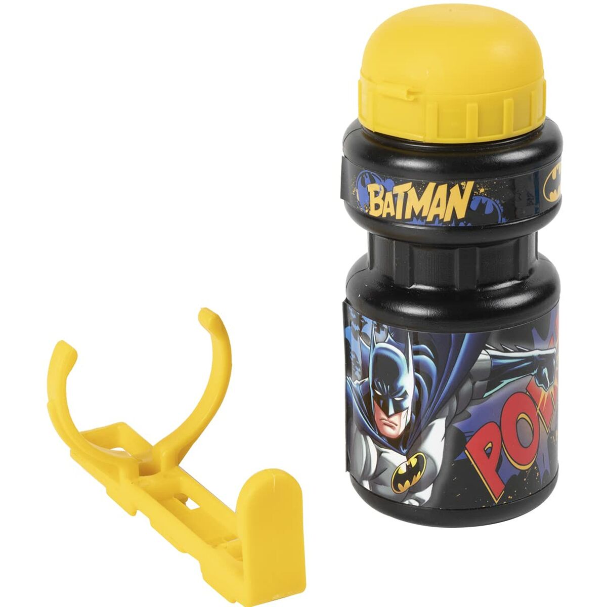 Batman Kinderfles Voor Fiets Batman Cz10969 Geel/Zwart 350 Ml Geel