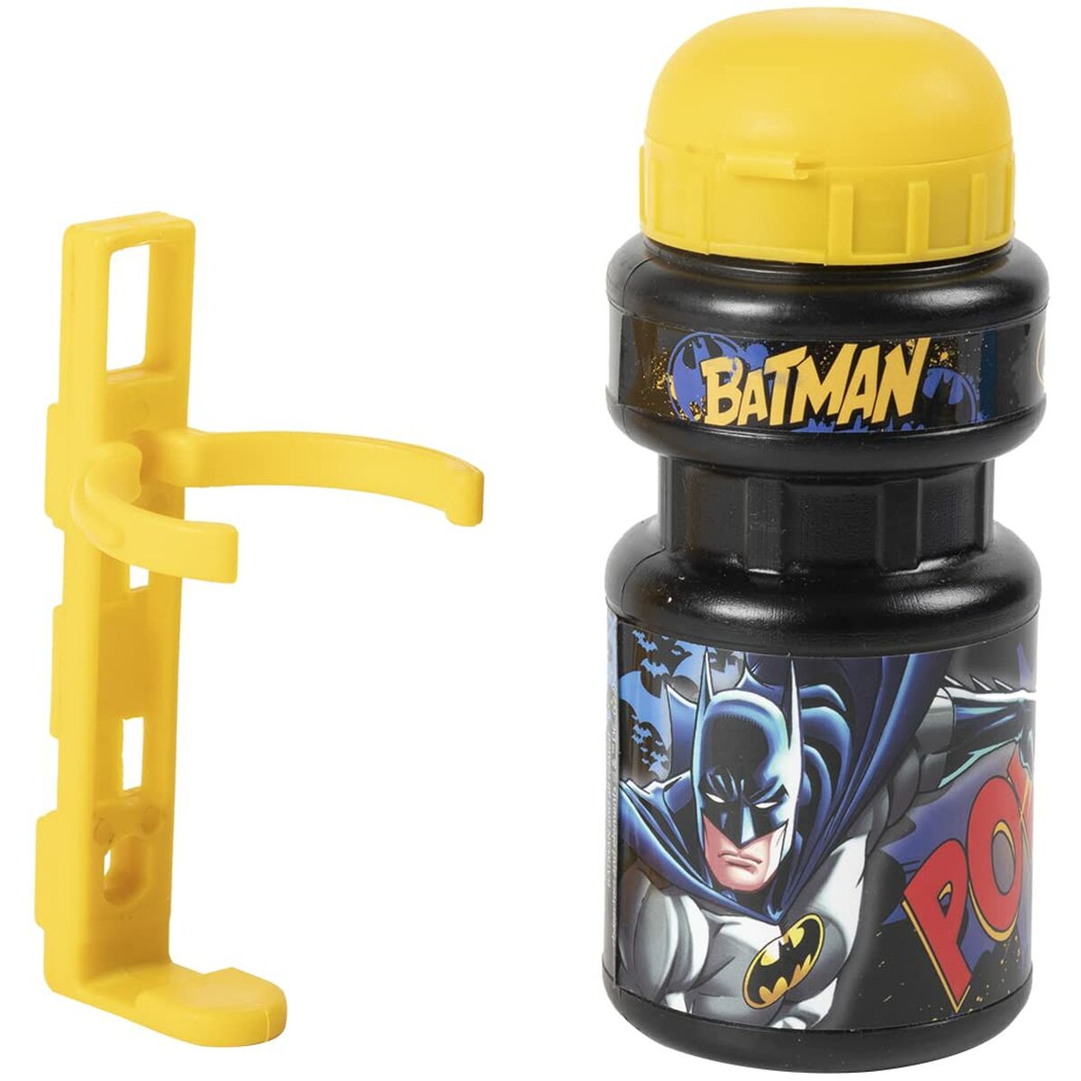 Batman Kinderfles Voor Fiets Batman Cz10969 Geel/Zwart 350 Ml Geel