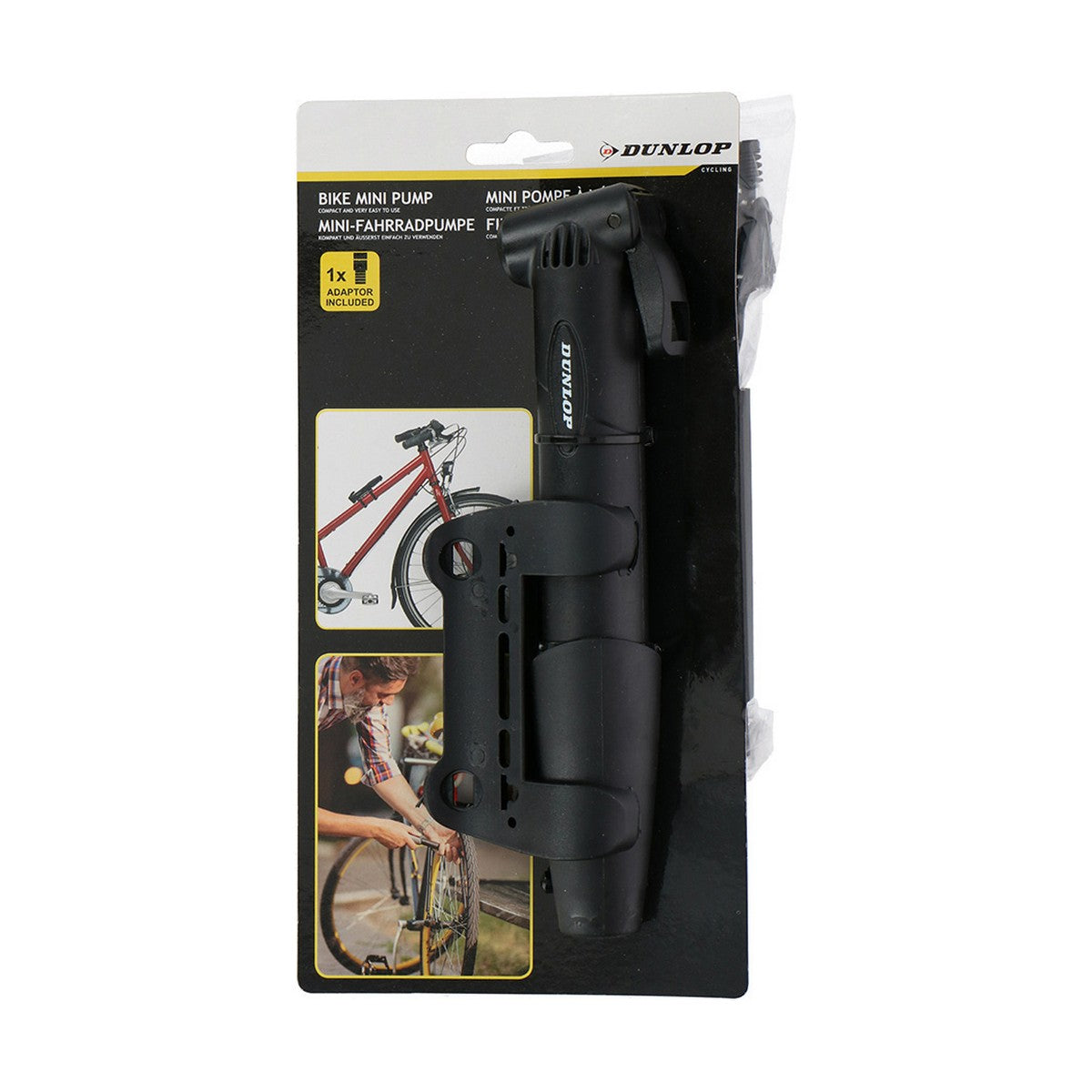 Dunlop Luchtpomp Dunlop Zwart Fiets