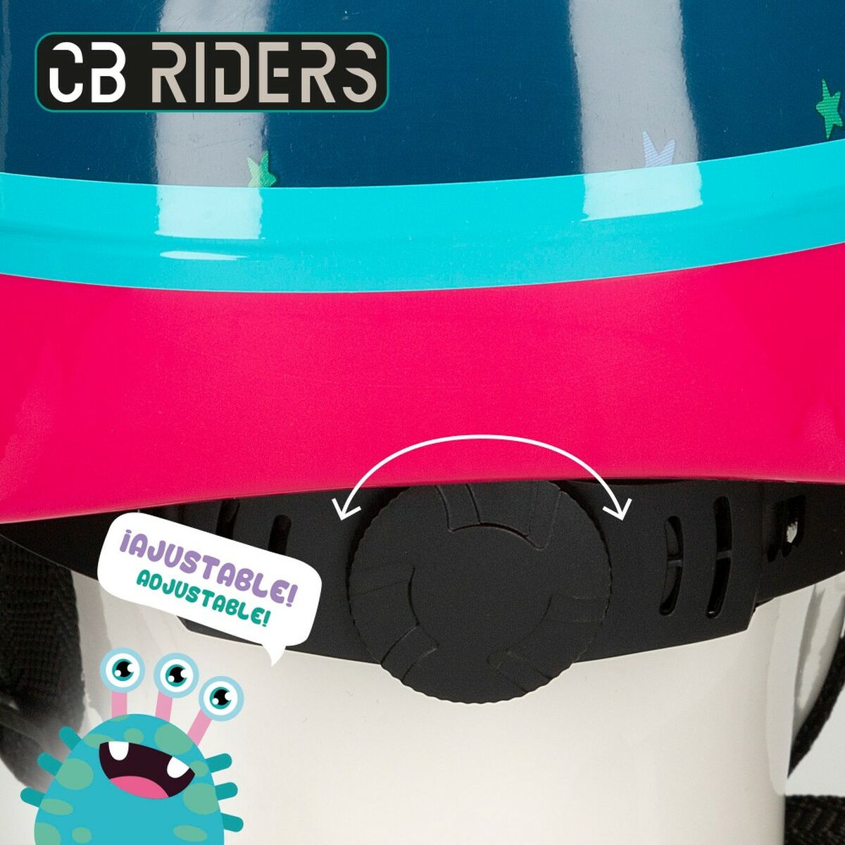 Colorbaby Set Van Helm En Kniebeschermers Colorbaby Monster (4 Stuks)
