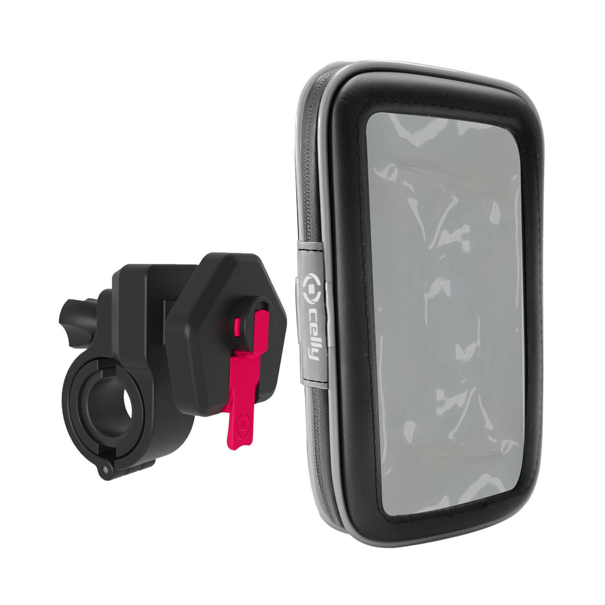 Celly Fiets Telefoonhouder Celly Snapflexbk Zwart Plastic