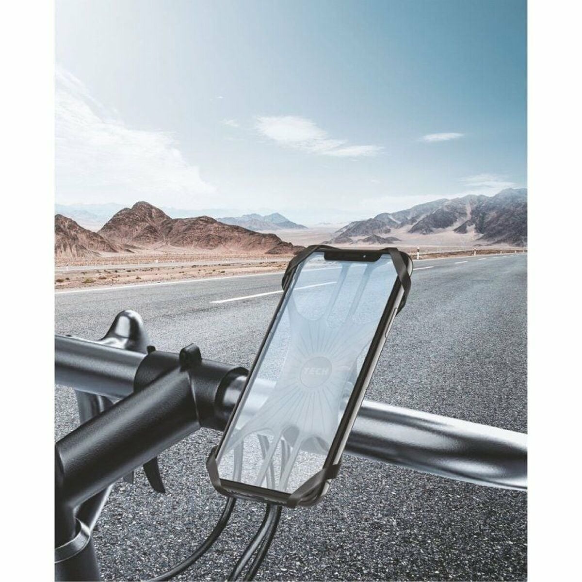 Tech One Tech Fiets Telefoonhouder Tech One Tech Tec2840 Siliconen